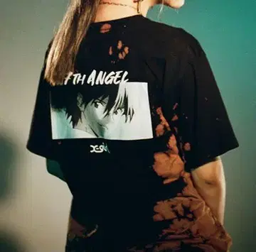 x-girl 에반게리온 티셔츠 L 사이즈 엑스걸 나기사 카오루