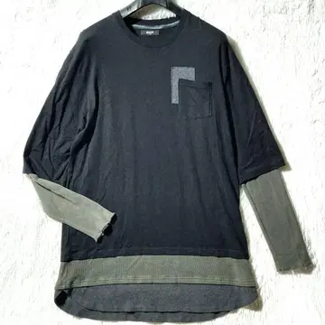 glamb 21SS Tri layered long CS 빅 실루엣 블랙