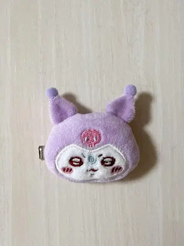 산리오 치이카와 (먼작귀) 시크릿 헤어 클립 모몽가 쿠로미