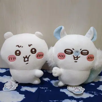 치이카와 (먼작귀) 봉제 인형 모몽가 2개 세트
