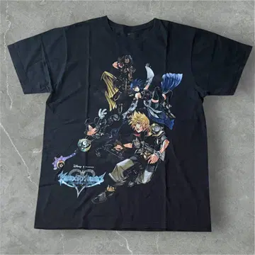 KingdomHearts 티셔츠 코믹스 애니메이션 영화 빈티지 레어