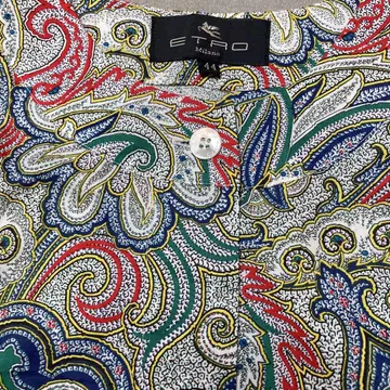 ETRO 페이즐리 무늬 반팔 원피스 44