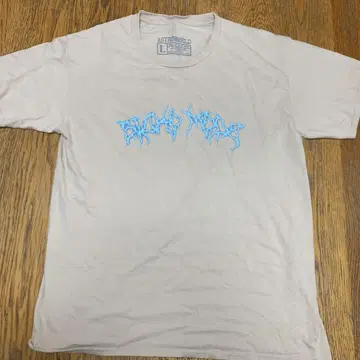 ASTROWORLD 투어 티셔츠 L 사이즈 베이지