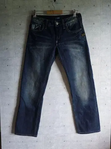 G-STAR RAW 다크 블루 스트레이트 데님