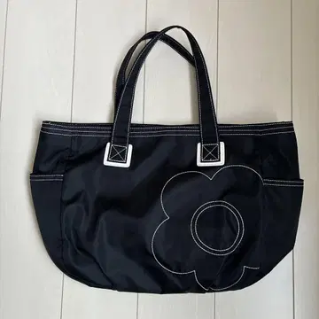 MARY QUANT 블랙 토트백