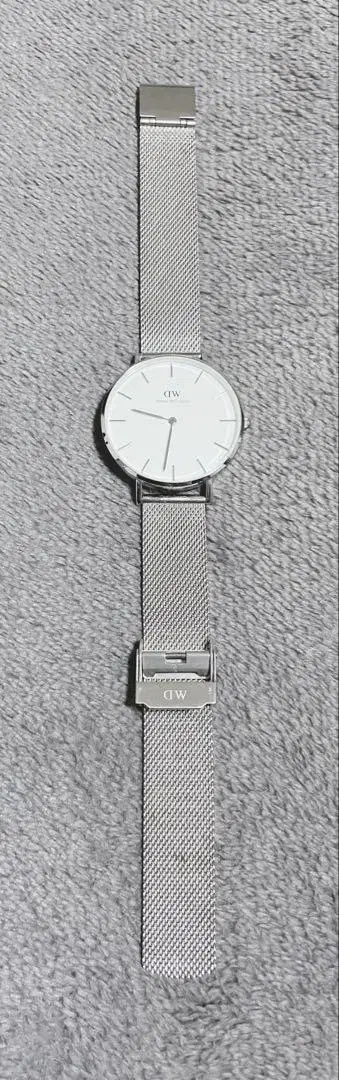 Daniel Wellington DW 실버 메쉬 시계