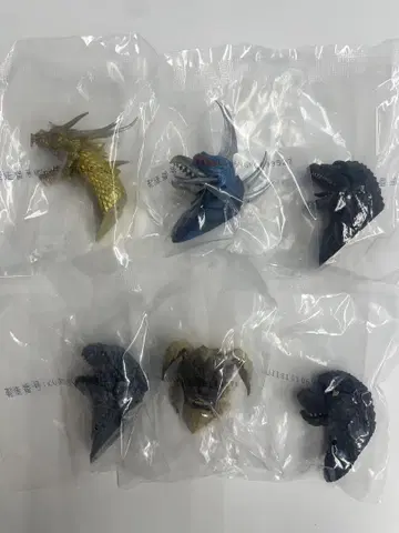 제일복권 고질라 G상 몬스터 헤드 마그넷 전 6종류