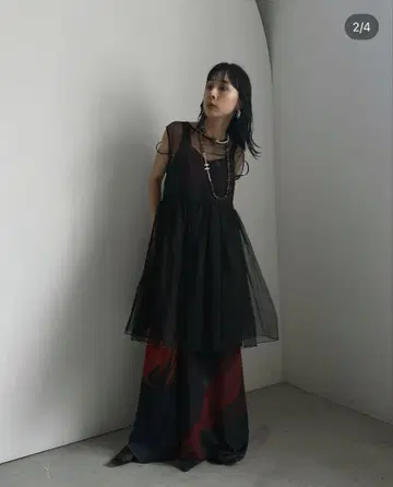 AMERI 3WAY MARGOT GEL ART DRESS [튤만]