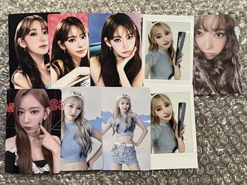 르세라핌/different /사쿠라/포토 카드 9장