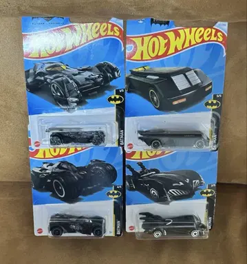 Hotwheels 배트맨 4대 세트 BATMOBILE