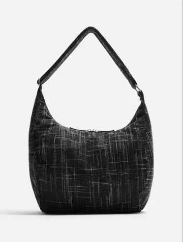 패브릭 숄더백 자라 ZARA