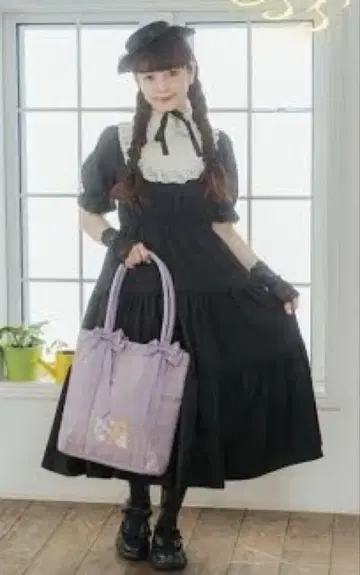 아오키 미사코 시마무라 원피스 블랙 LL