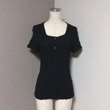 슬라이 셔링 상의 블랙