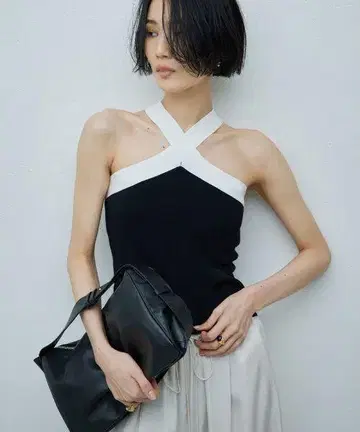 미사용 택 포함 개럴개런트 크로스 탱크탑