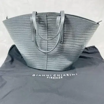 새상품급 GIANNI CHIARINI 지아니 카리니 토트백 크로코