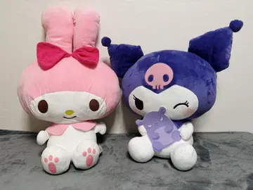 마이멜로디&쿠로미 봉제 인형 세트