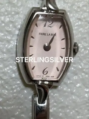 FAIRE LA BIE STERLING SILVER 손목시계 새상품급