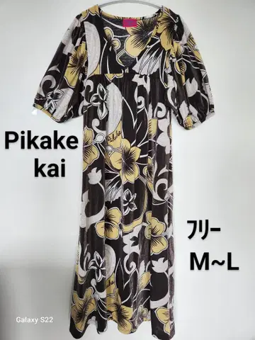 Pikake kai 플라워 프린트 롱 원피스 SizeFree(M~L)