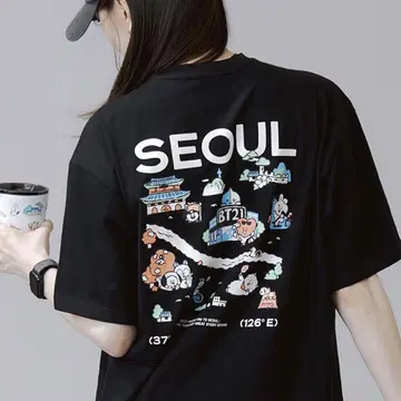 BTS SEOUL EDITION 티셔츠 Ver.1 BLACK 블랙