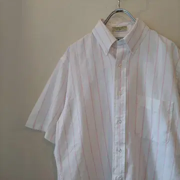 90s L.L.Bean 엘엘빈 LL 빈 스트라이프 셔츠 반팔