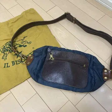 IL BISONTE 숄더백 네이비