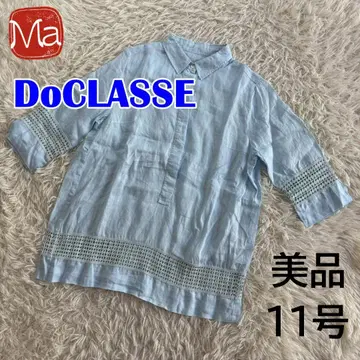 DoCLASSE 두클라쎄 린넨 100% 레이스 7부 소매 셔츠 11호