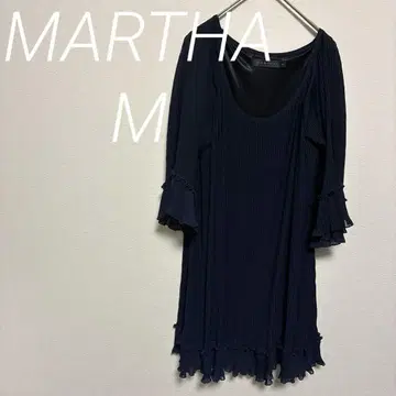 MARTHA 네이비 플리츠 원피스 M 사이즈