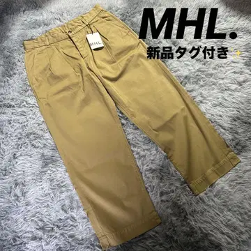 택 포함 새상품 MHL 코튼 트윌 치노 팬츠 사이즈 3 L사이즈