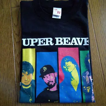 SUPER BEAVER 팝 아트 티셔츠 L 사이즈
