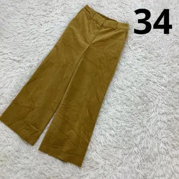 여성 코디 로이 와이드 팬츠 무지 오버 실루엣 34 사이즈