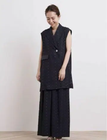 yori shirocon 라메 칩 배기 팬츠 36 미사용 새상품 택 포함