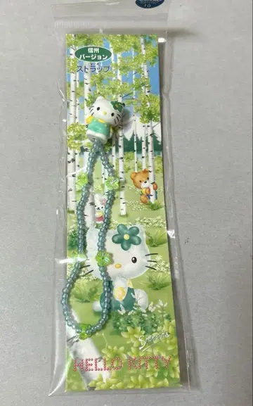 지역 키티 산리오 헤이세이 레트로 비즈 스트랩 신슈 레어