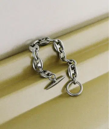미사용 새상품 WYM CHUNKY ANCHOR BRACELET S 사이즈