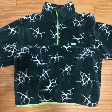 HUF XL 하프 지퍼 플리스 자켓