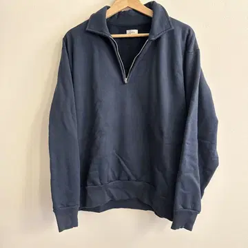 CIOTA 하프 지퍼 맨투맨 NAVY
