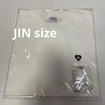 RUNSEOKJIN in JAPAN 티셔츠 흰색 화이트 진 사이즈