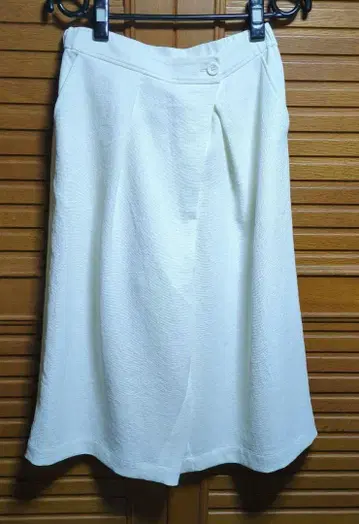 히로코비스 화이트 플리츠 큐롯