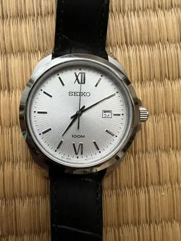 세이코 아날로그 시계 100m 방수