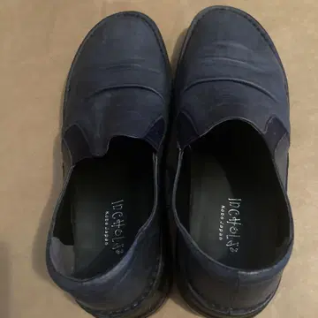 네이비 스웨이드 신발 빅 사이즈 24.0cm