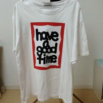 haveagoodtime 티셔츠 레어 화이트 사이즈 XL