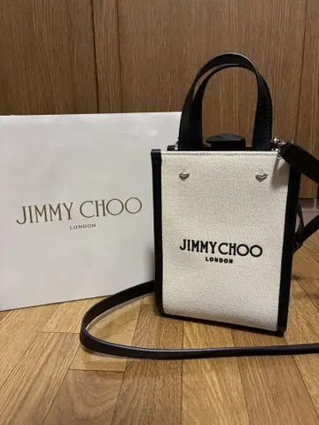 JIMMY CHOO 숄더백 화이트/블랙