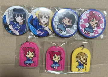 러브 라이브 선샤인 Aqours 캔뱃지 실물 크기 요시코 루비 하나마루