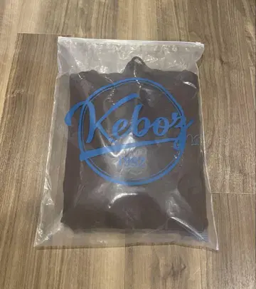 Keboz 브라운 후드 부착 후드티