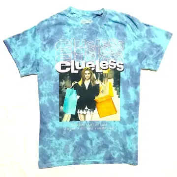 크루리스 티셔츠 S CLUELESS 알리시아 실버 스톤 영화 티셔츠