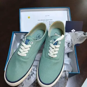 스페리 탑 사이다 그린 데크 슈즈 스니커즈 25cm