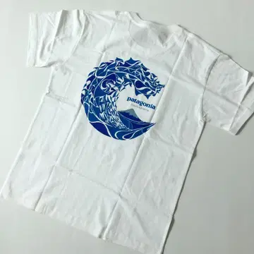 파타고니아/Patagonia 티셔츠 화이트 남성용 티셔츠 미사용 새상품