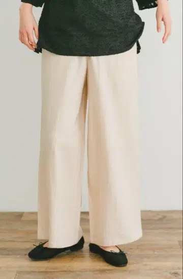 어반 리서치 린넨 레이온 와이드 팬츠