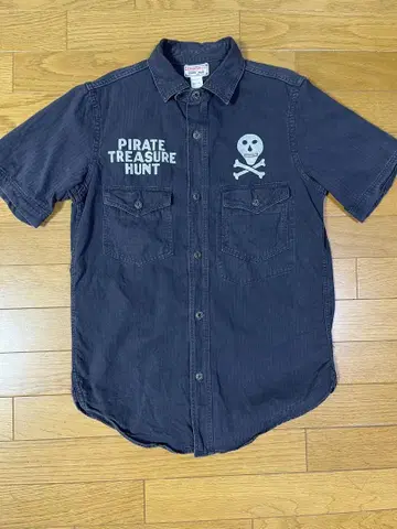 프리휠러스 커스텀 반팔 셔츠 PIRATE TREASURE HUNT