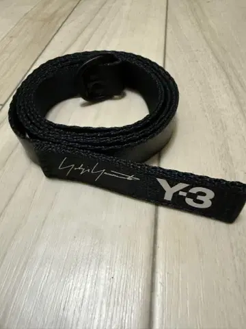 Y-3 블랙 벨트