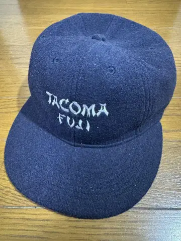 TACOMA FUJI 울 캡 네이비